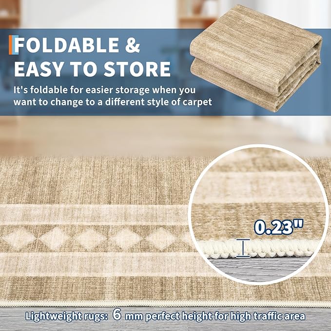 Light beige carpet in a simple style